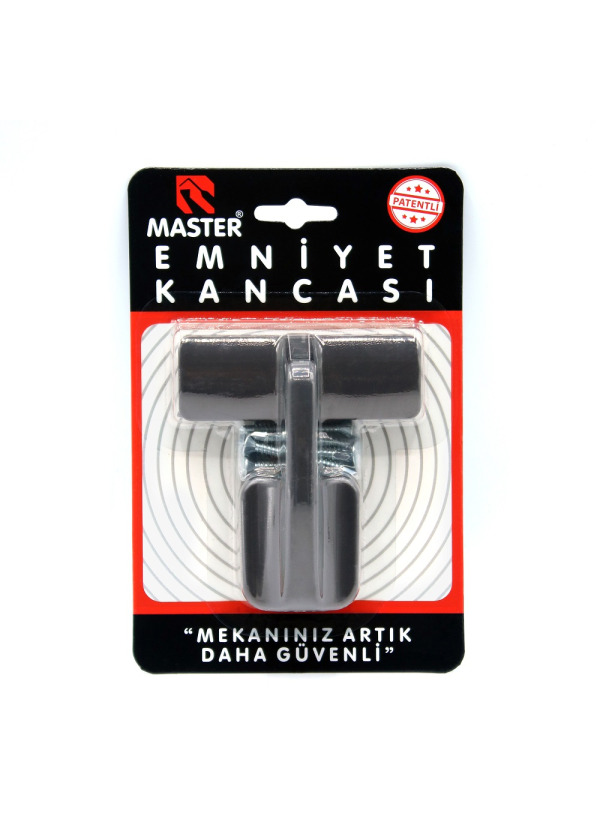 Lüks Emniyet Kancası Antrasit (EMK-02A)