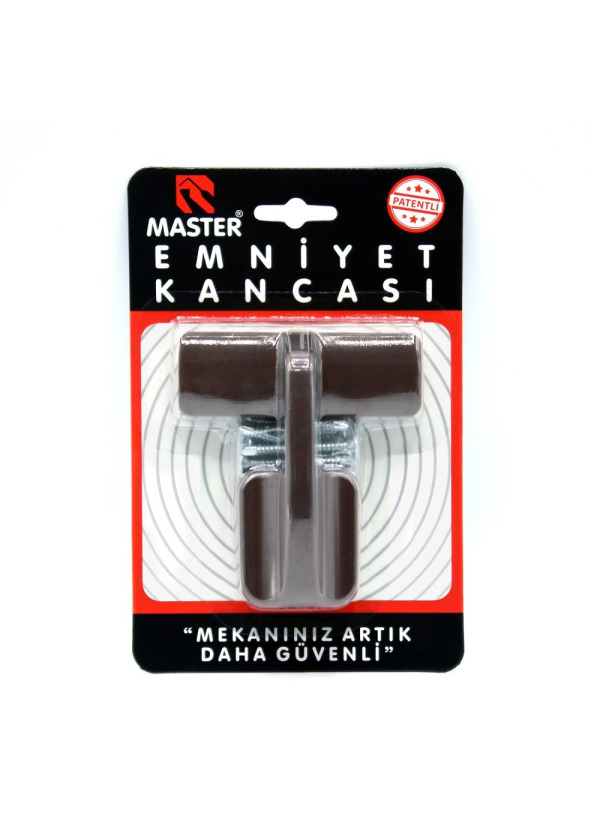 Lüks Emniyet Kancası Kahverengi (EMK-02K)